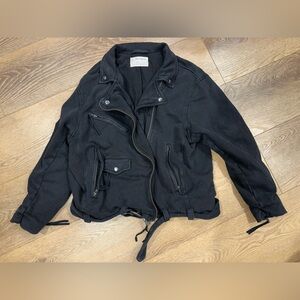 Free People We The Free Rebel Rebel knit moto jacket